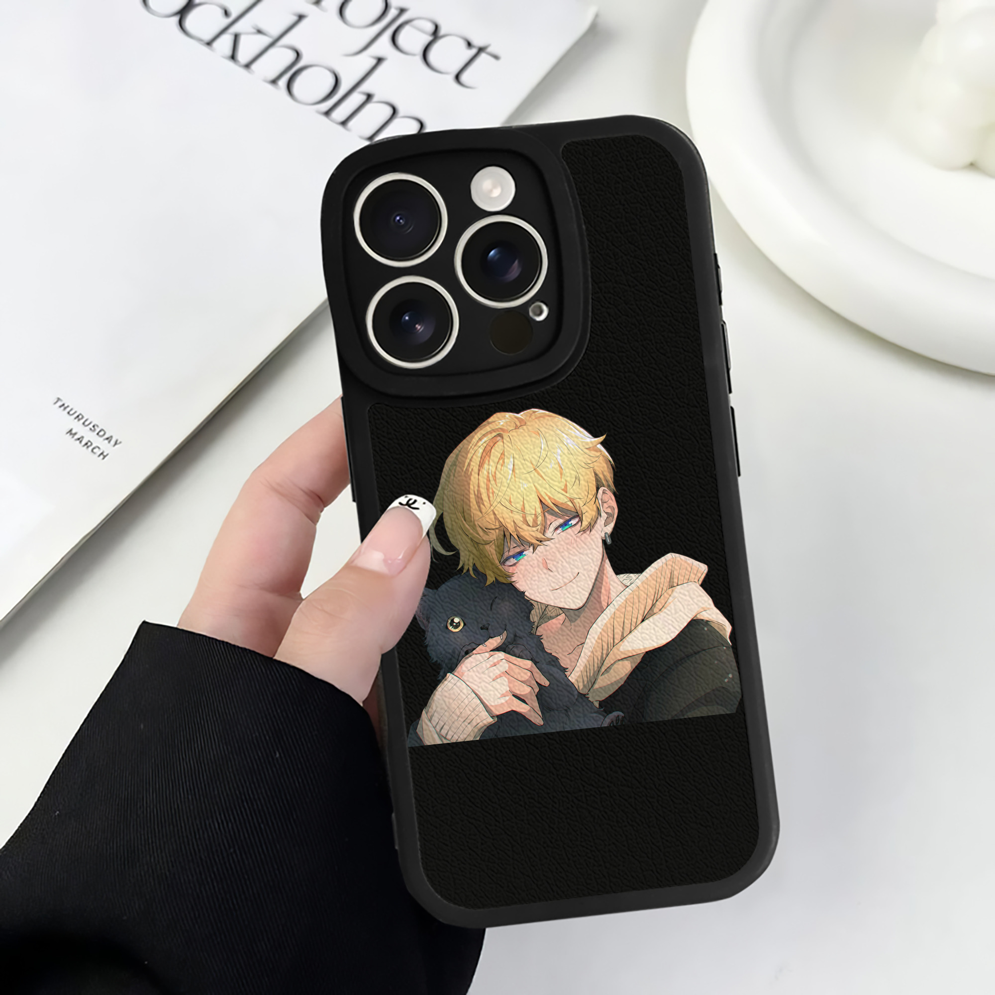 （画像用） 東京リベンジャーズ Tokyo Revengers 【iPhone 16シリーズ対応】シリコンスマホケース（レザー調） 材質：シリコン